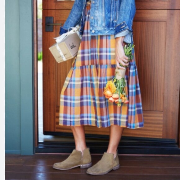 new  BEEK Suede Falcon Booties  Chestnut for women - Picture 3 of 8